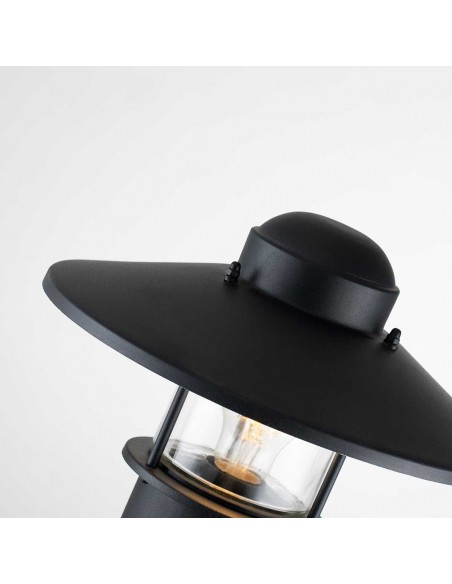 Bedlampe led udendørslamper gammel stil klassiske sort