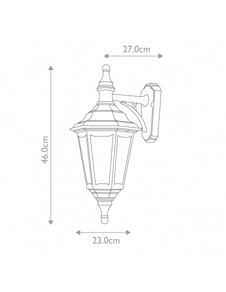 væglampe udendørslamper gammel stil klassiske udendørs lamper