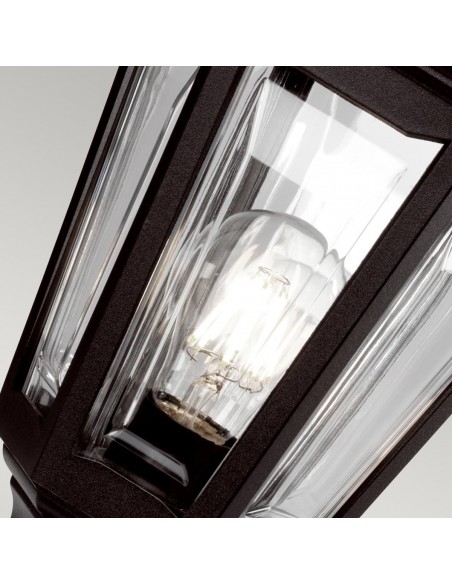 Bedlampe led udendørslamper gammel stil klassiske sokkellamper halvmur