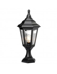 Bedlampe led udendørslamper gammel stil klassiske sokkellamper halvmur