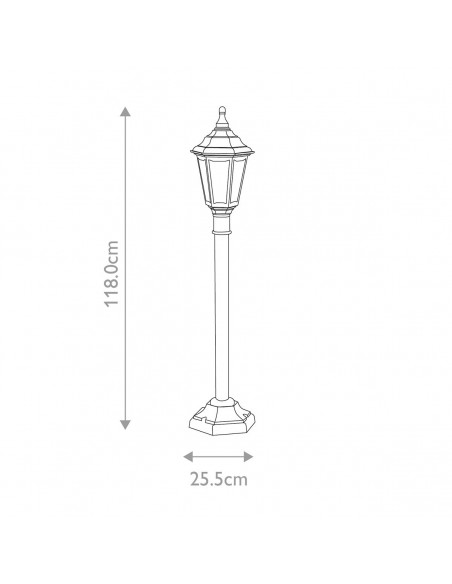 Bedlampe led udendørslamper gammel stil klassiske