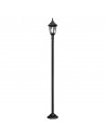 KINSALE Udendørs lampemast i polymer og polycarbonat H193 cm 1 x E27 - Sort/Klart