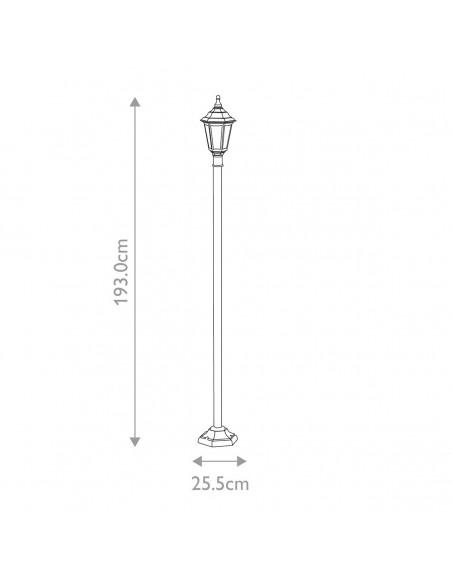 lampemast Bedlampe led udendørslamper gammel stil klassiske