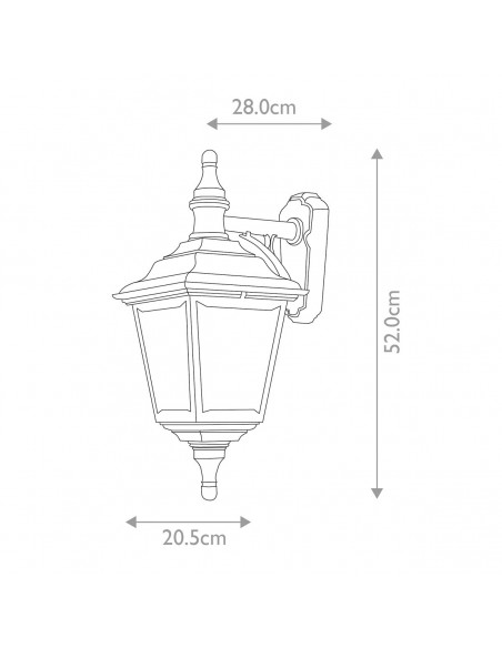 væglampe udendørslamper gammel stil klassiske udendørs lamper