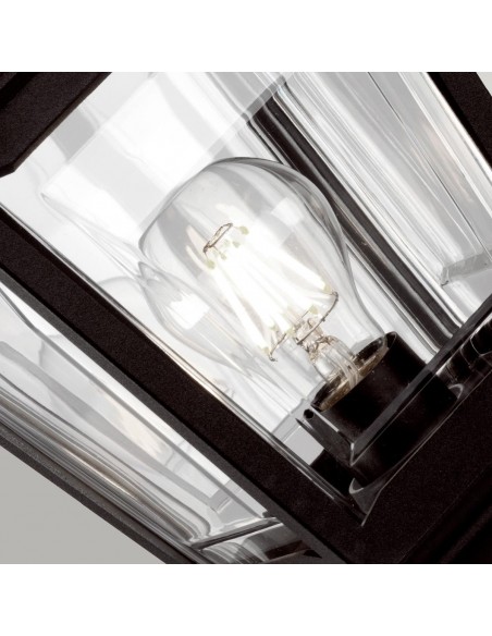 Bedlampe led udendørslamper gammel stil klassiske sokkellamper halvmur
