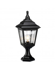 Bedlampe led udendørslamper gammel stil klassiske sokkellamper halvmur