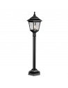 KERRY Udendørs bedlampe i polymer og polycarbonat H116 cm 1 x E27 - Sort/Klart