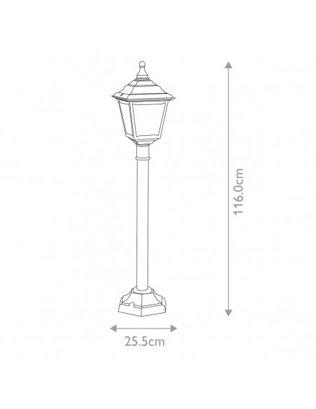 Bedlampe led udendørslamper gammel stil klassiske