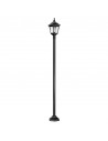 KERRY Udendørs lampemast i polymer og polycarbonat H191 cm 1 x E27 - Sort/Klart
