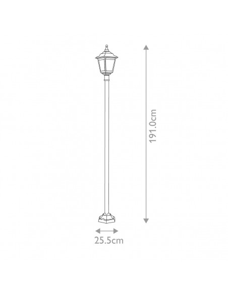lampemast Bedlampe led udendørslamper gammel stil klassiske