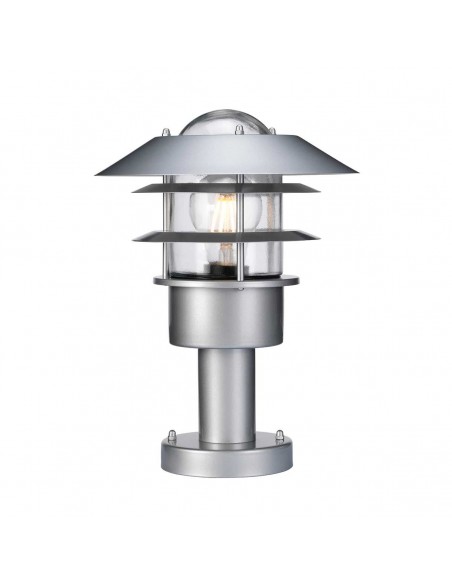 Bedlampe led udendørslamper gammel stil klassiske sokkellamper halvmur