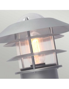 Bedlampe led udendørslamper gammel stil klassiske sokkellamper halvmur 2