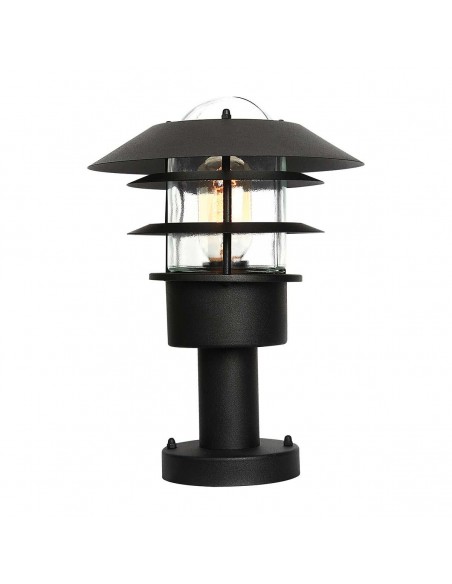 Bedlampe led udendørslamper gammel stil klassiske sokkellamper halvmur