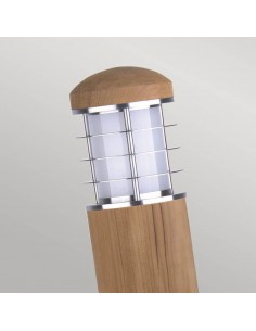 Bedlampe led udendørslamper gammel stil klassiske sokkellamper halvmur 2