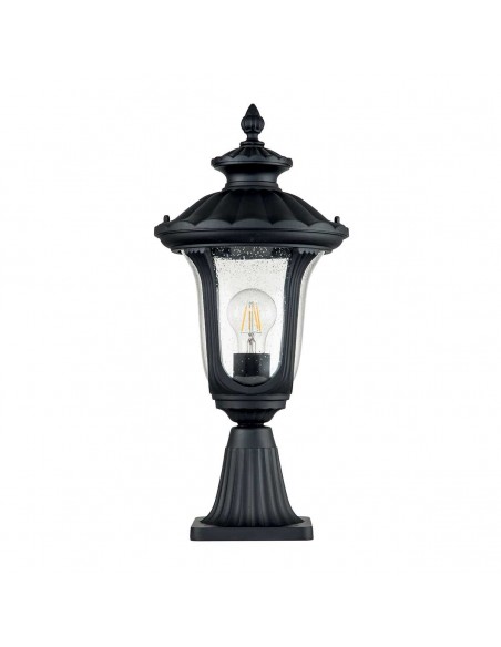 Bedlampe led udendørslamper gammel stil klassiske sokkellamper halvmur