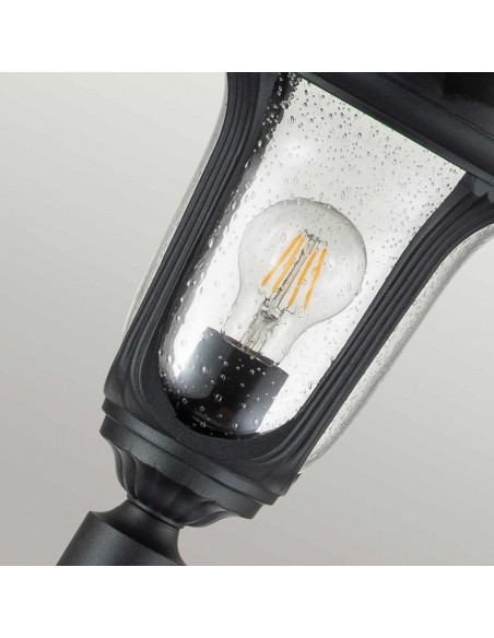 Bedlampe led udendørslamper gammel stil klassiske stående sort