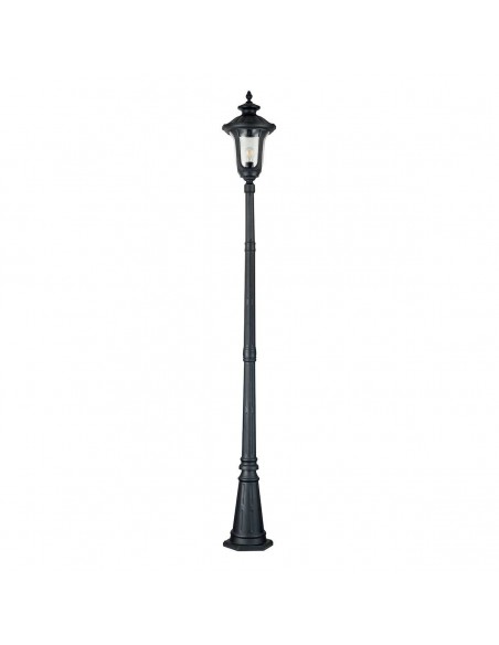 lampemast Bedlampe led udendørslamper gammel stil klassiske stående sort
