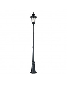 lampemast Bedlampe led udendørslamper gammel stil klassiske stående sort