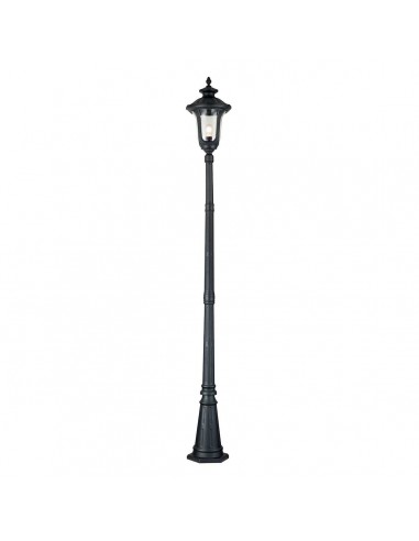 lampemast Bedlampe led udendørslamper gammel stil klassiske stående sort