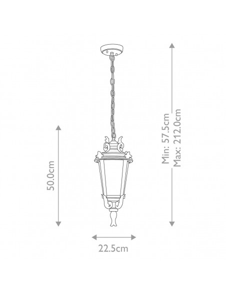 loftlampe udendørslamper gammel stil klassiske lanterne loftlanterne