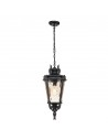 BALTIMORE Udendørs loftlanterne i aluminium og glas H65 - 225,5 cm 1 x E27 - Antik bronze/Rav