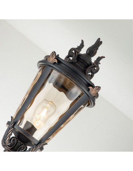 Bedlampe led udendørslamper gammel stil klassiske lampemast