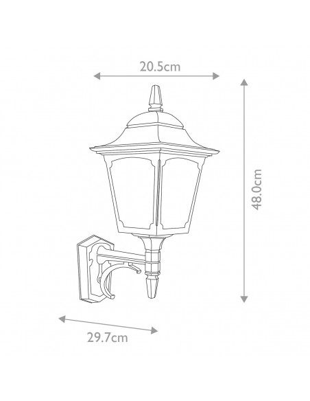 væglampe udendørslamper gammel stil klassiske udendørs lamper