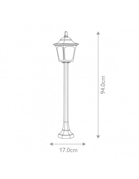 Bedlampe led udendørslamper gammel stil klassiske