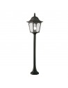 CHAPEL Udendørs bedlampe i aluminium og glas H100 cm 1 x E27 - Sort/Klar