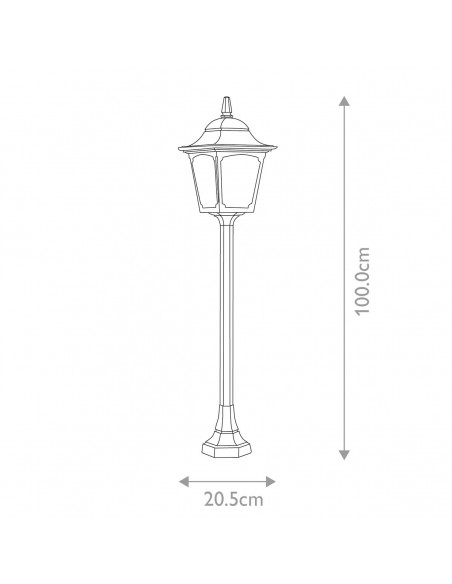 Bedlampe led udendørslamper gammel stil klassiske