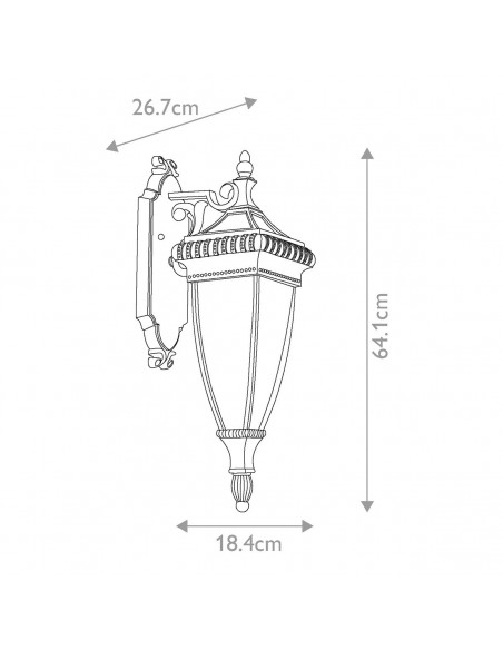væglampe udendørslamper gammel stil klassiske udendørs lamper