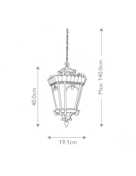 loftlampe udendørslamper gammel stil klassiske lanterne loftlanterne