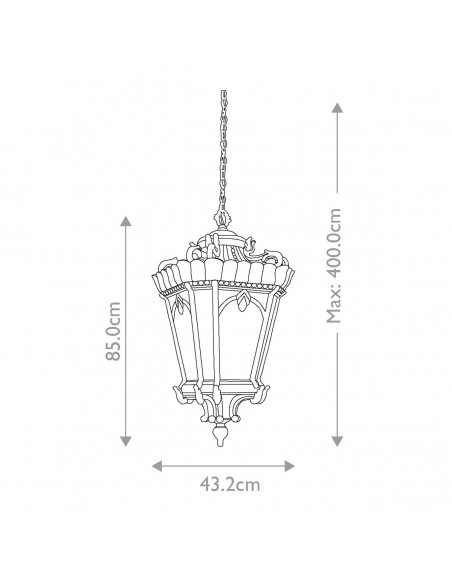 loftlampe udendørslamper gammel stil klassiske lanterne loftlanterne
