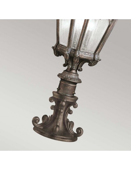Bedlampe led udendørslamper gammel stil klassiske sokkellamper halvmur