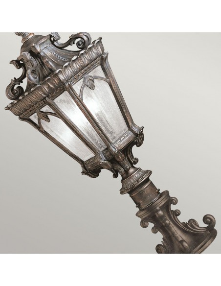 Bedlampe led udendørslamper gammel stil klassiske sokkellamper halvmur