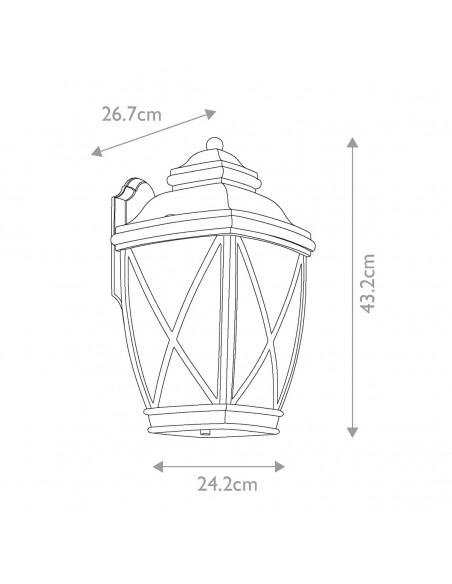 væglampe udendørslamper gammel stil klassiske udendørs lamper
