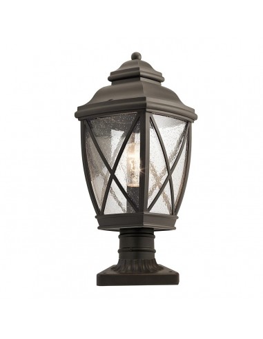 Bedlampe led udendørslamper gammel stil klassiske sokkellamper halvmur