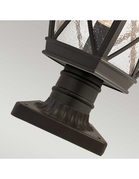Bedlampe led udendørslamper gammel stil klassiske sokkellamper halvmur