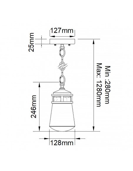 loftlampe udendørslamper gammel stil klassiske lanterne loftlanterne