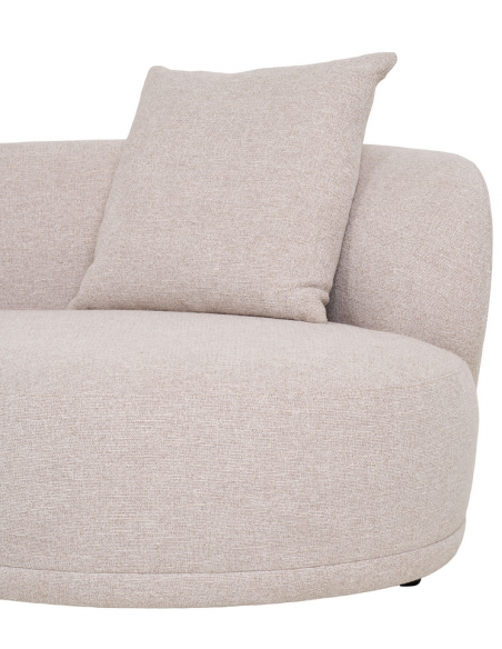 sofa med chaiselong chaiselongsofa venstrevendt stof beige natur
