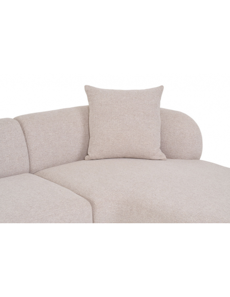 sofa med chaiselong chaiselongsofa højrevendt stof beige natur