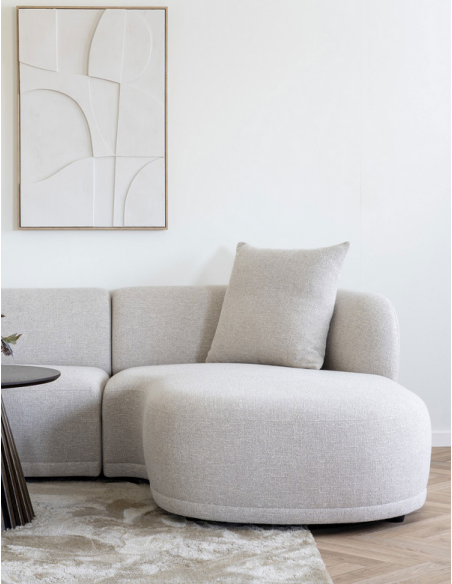 sofa med chaiselong chaiselongsofa højrevendt stof beige natur