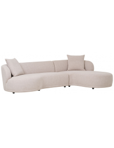 sofa med chaiselong chaiselongsofa højrevendt stof beige natur 2