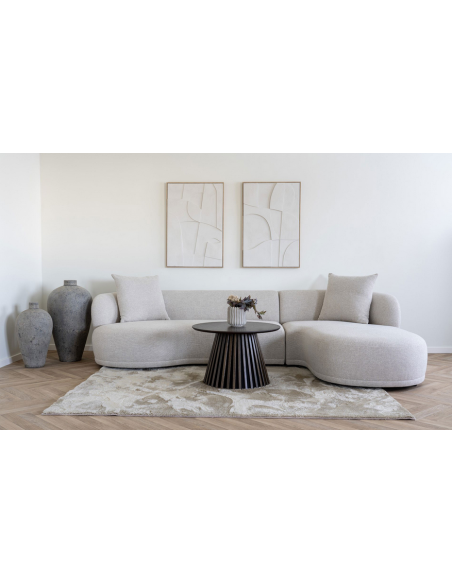 sofa med chaiselong chaiselongsofa højrevendt stof beige natur