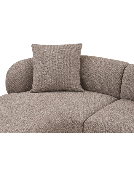 sofa med chaiselong chaiselongsofa venstrevendt stof brun