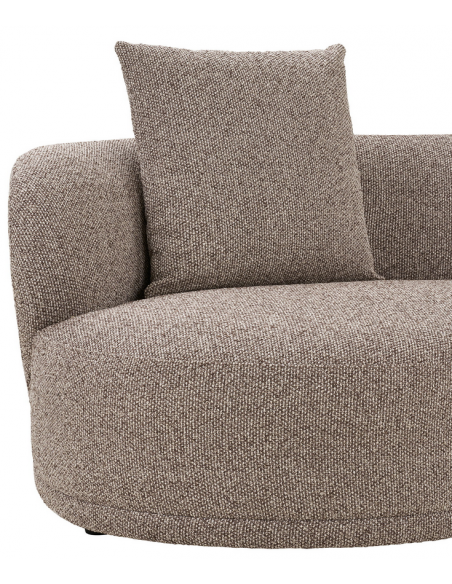 sofa med chaiselong chaiselongsofa højrevendt stof brun