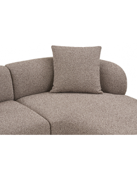 sofa med chaiselong chaiselongsofa højrevendt stof brun