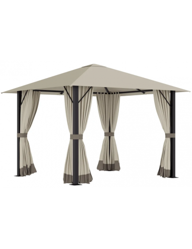 havepavillon med sider gardiner havepavillion pavillon pavillion pergola