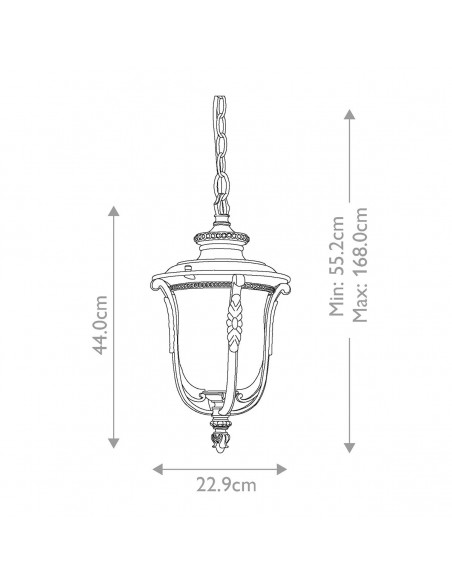 loftlampe udendørslamper gammel stil klassiske lanterne loftlanterne
