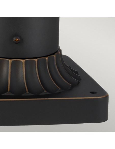 Bedlampe led udendørslamper gammel stil klassiske sokkellamper halvmur